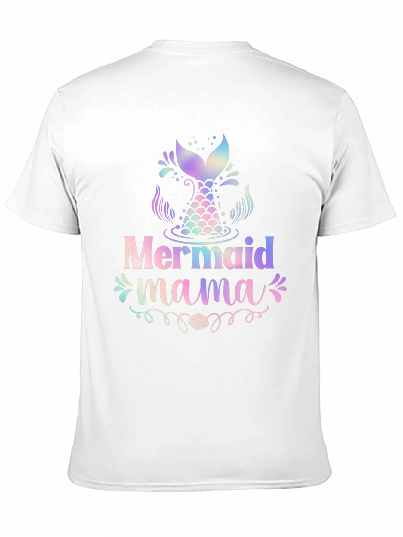 Mermaid Mama Black T-Shirt