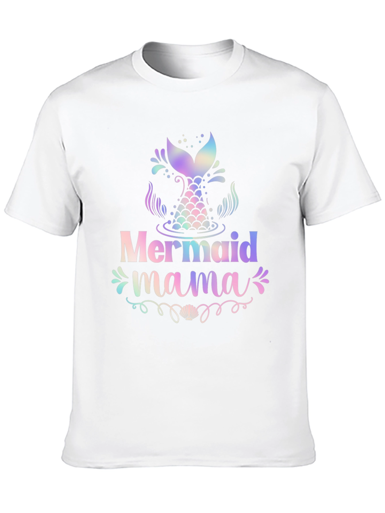 Mermaid Mama Black T-Shirt