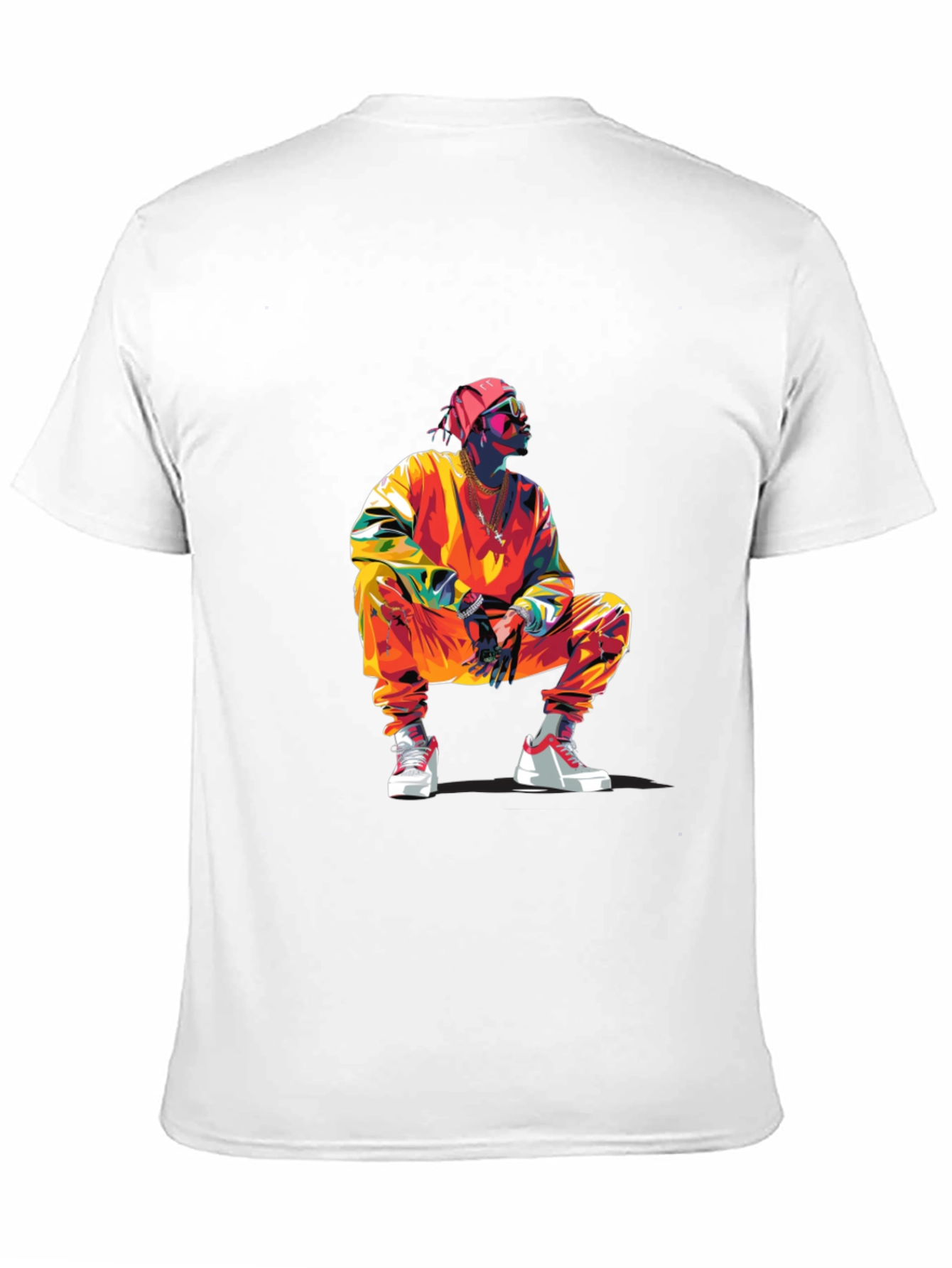 Stylish Graphic Tee: Vibrant Urban Design