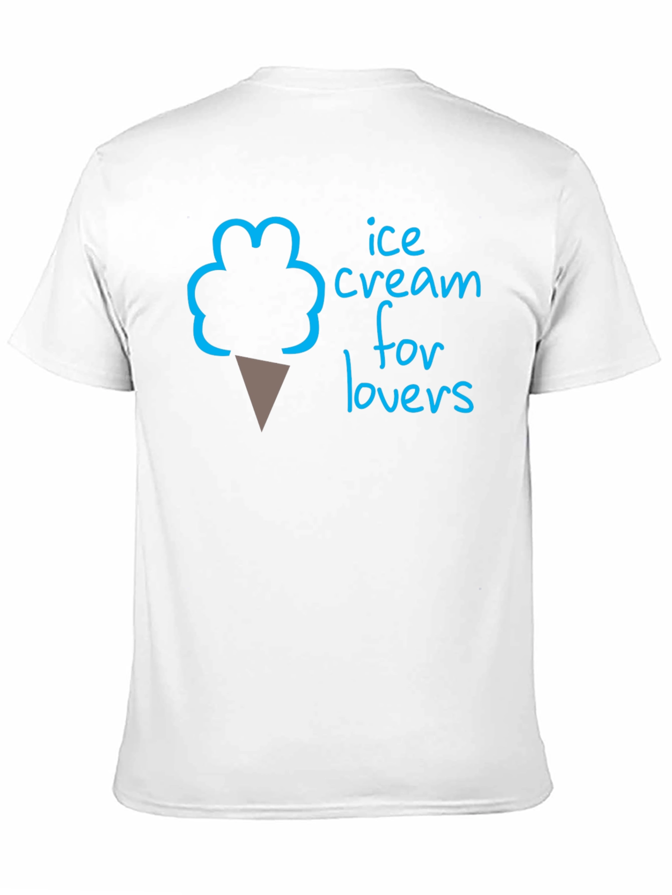 Ice Cream for Lovers T-Shirt - Black