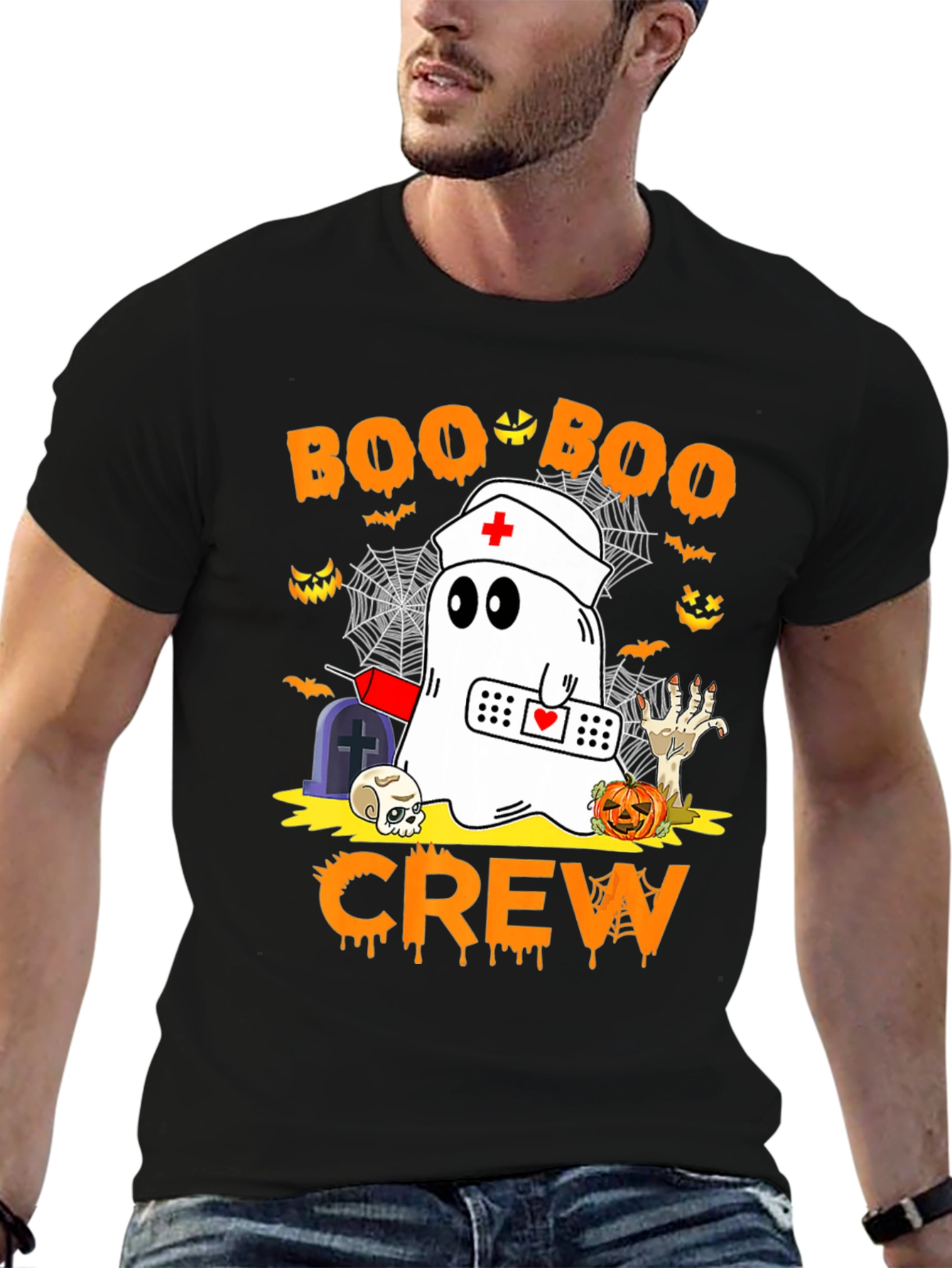 Boo Boo Crew Halloween Graphic Tee