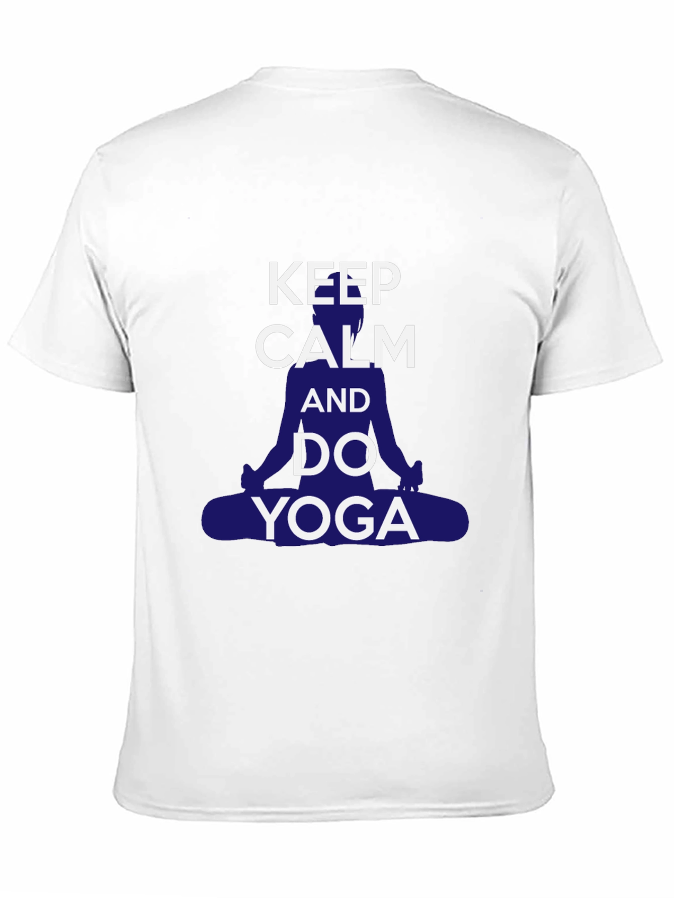 Keep Calm Yoga T-Shirt - Mens Casual Graphic Tee