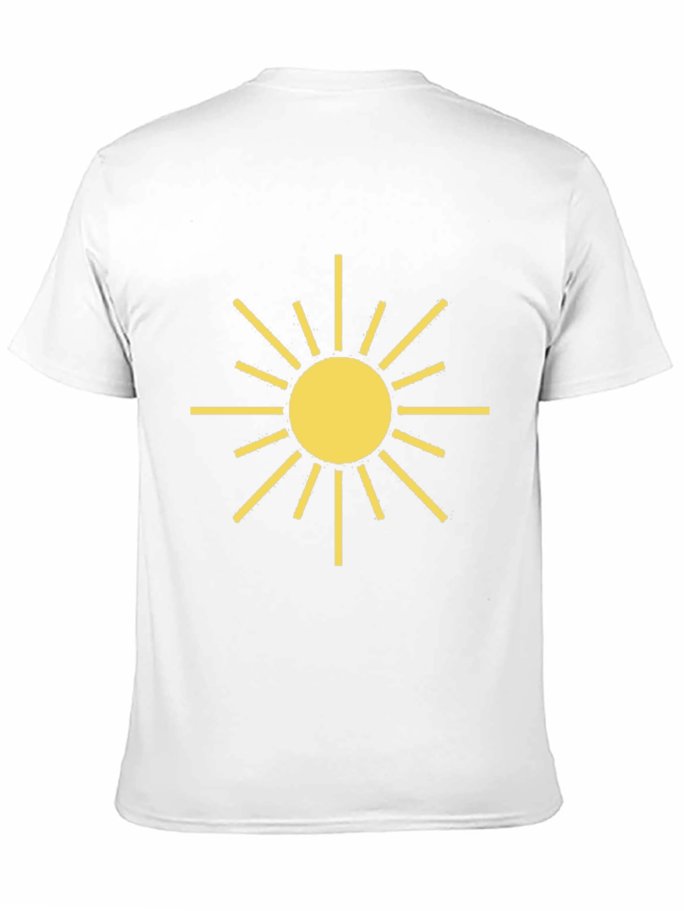 Radiant Sun Graphic Tee - Black Cotton T-Shirt