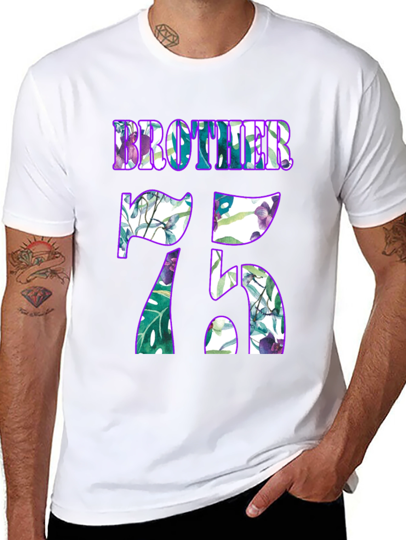 Brother 75 Floral T-Shirt