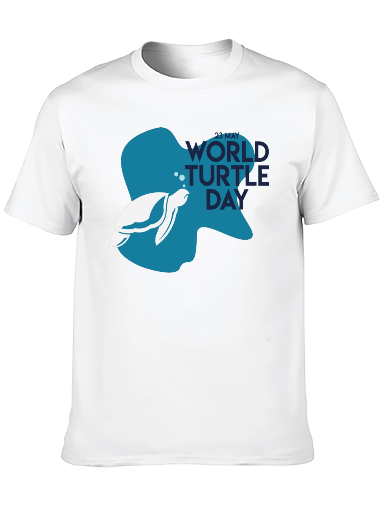 World Turtle Day T-Shirt - Black Cotton Tee
