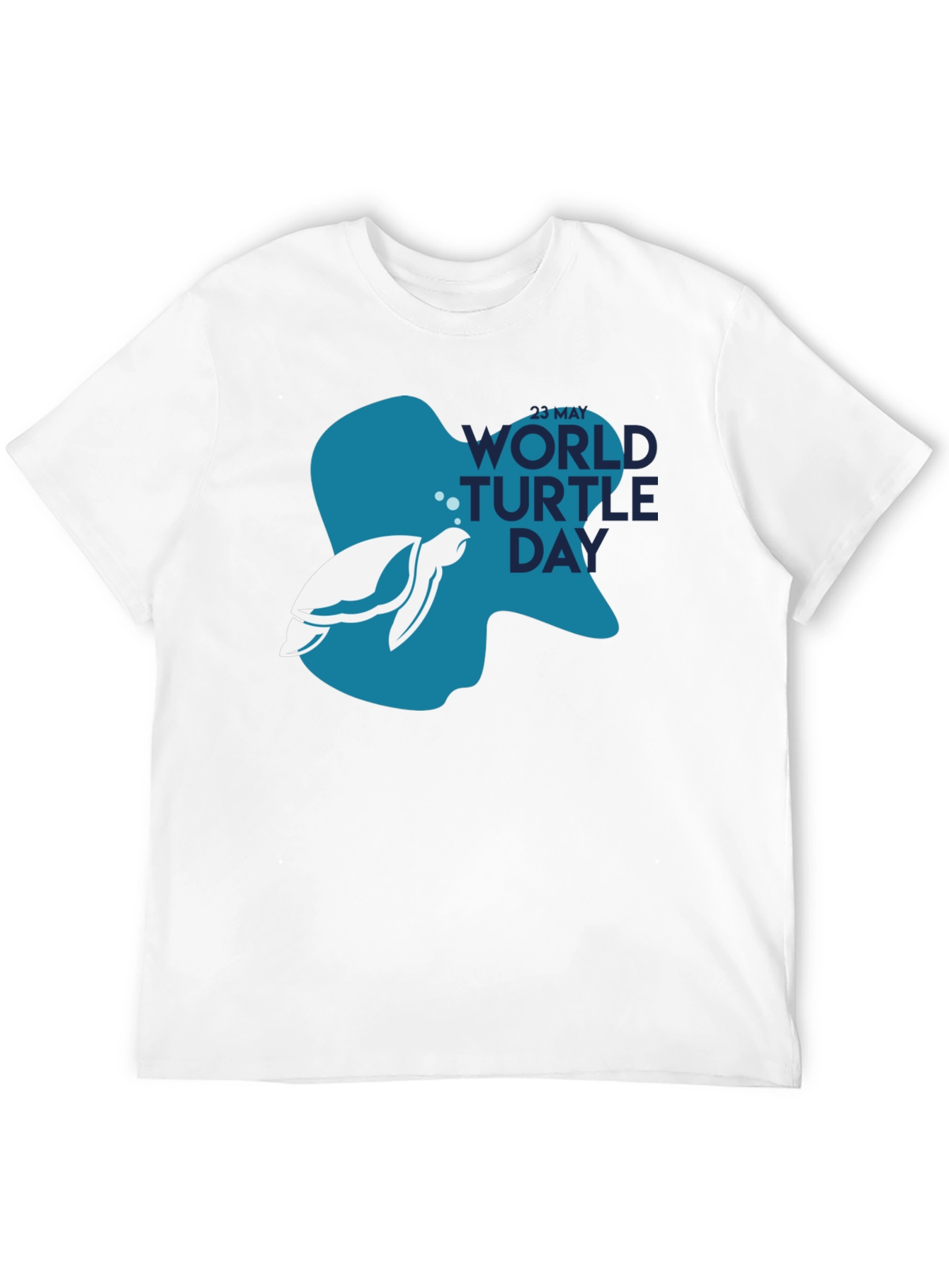 World Turtle Day T-Shirt - Black Cotton Tee