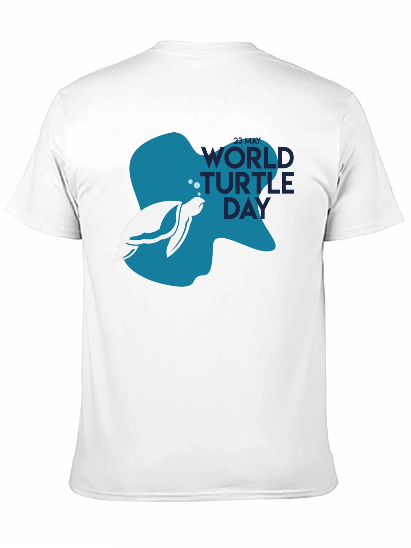World Turtle Day T-Shirt - Black Cotton Tee