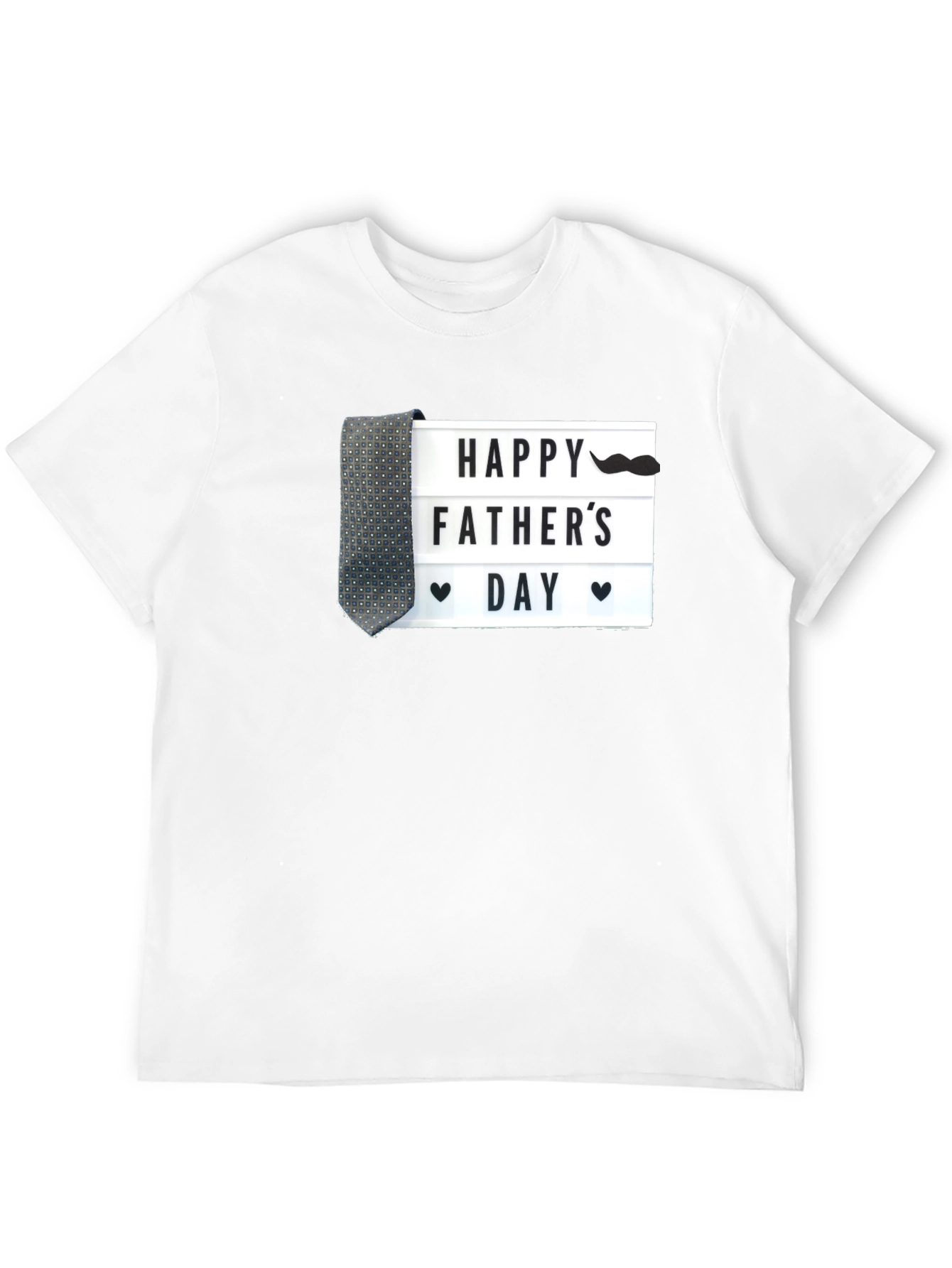 Happy Fathers Day Graphic Tee - Novelty T-Shirt