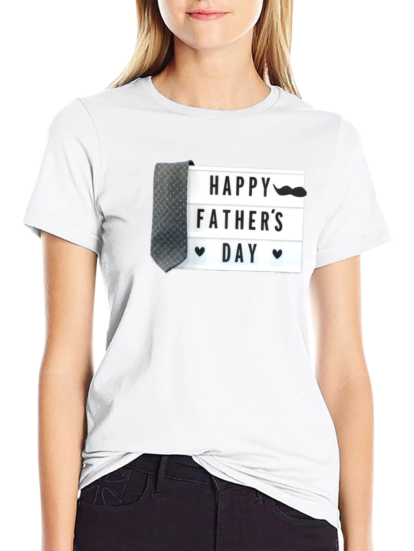 Happy Fathers Day Graphic Tee - Novelty T-Shirt