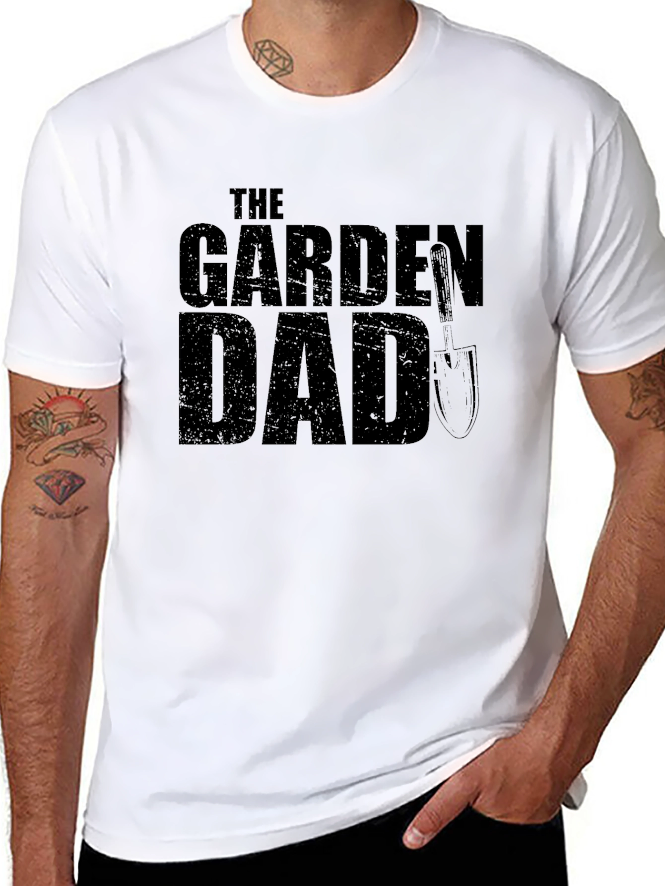 The Garden Dad T-Shirt - Black Graphic Tee