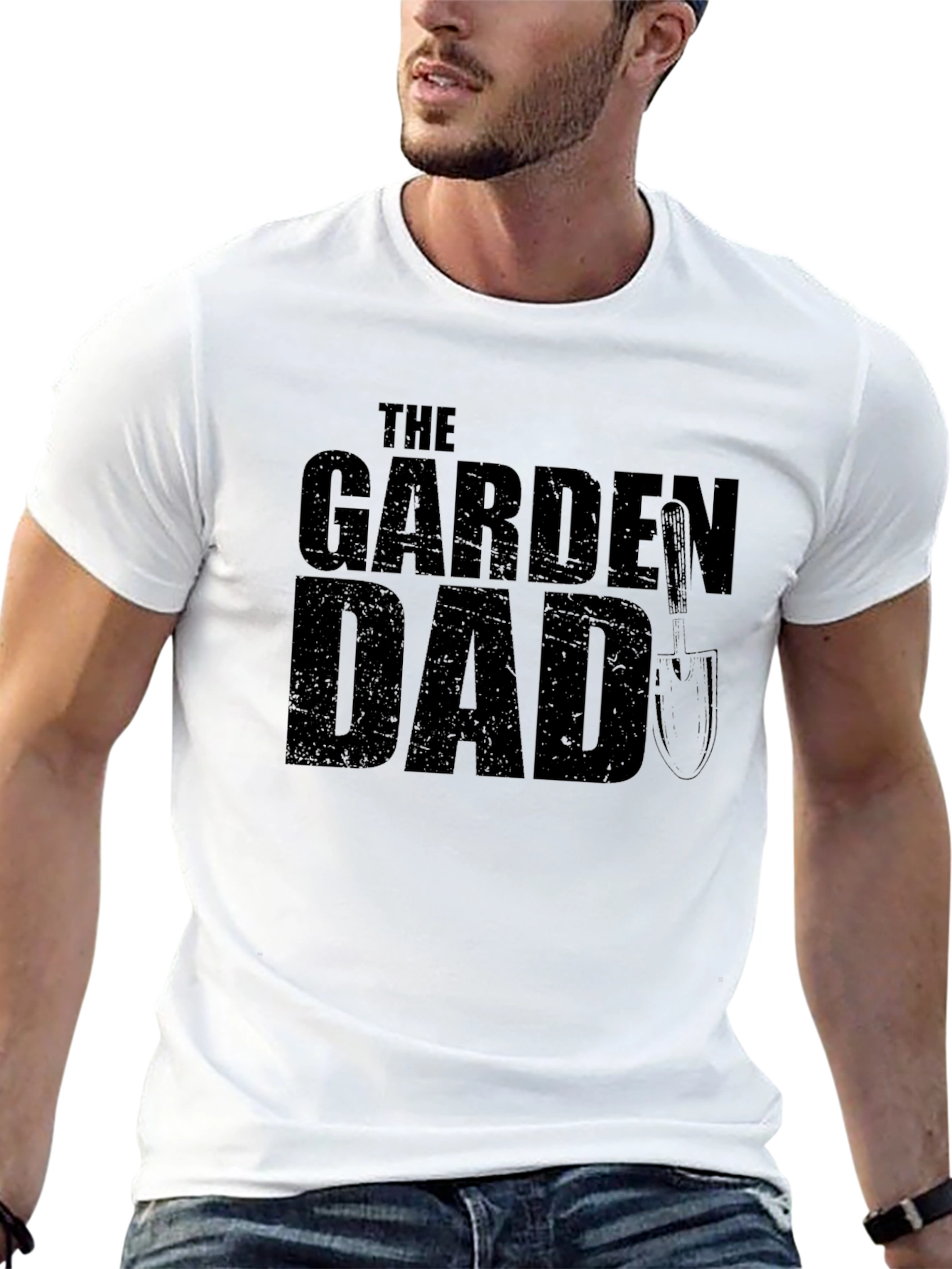 The Garden Dad T-Shirt - Black Graphic Tee