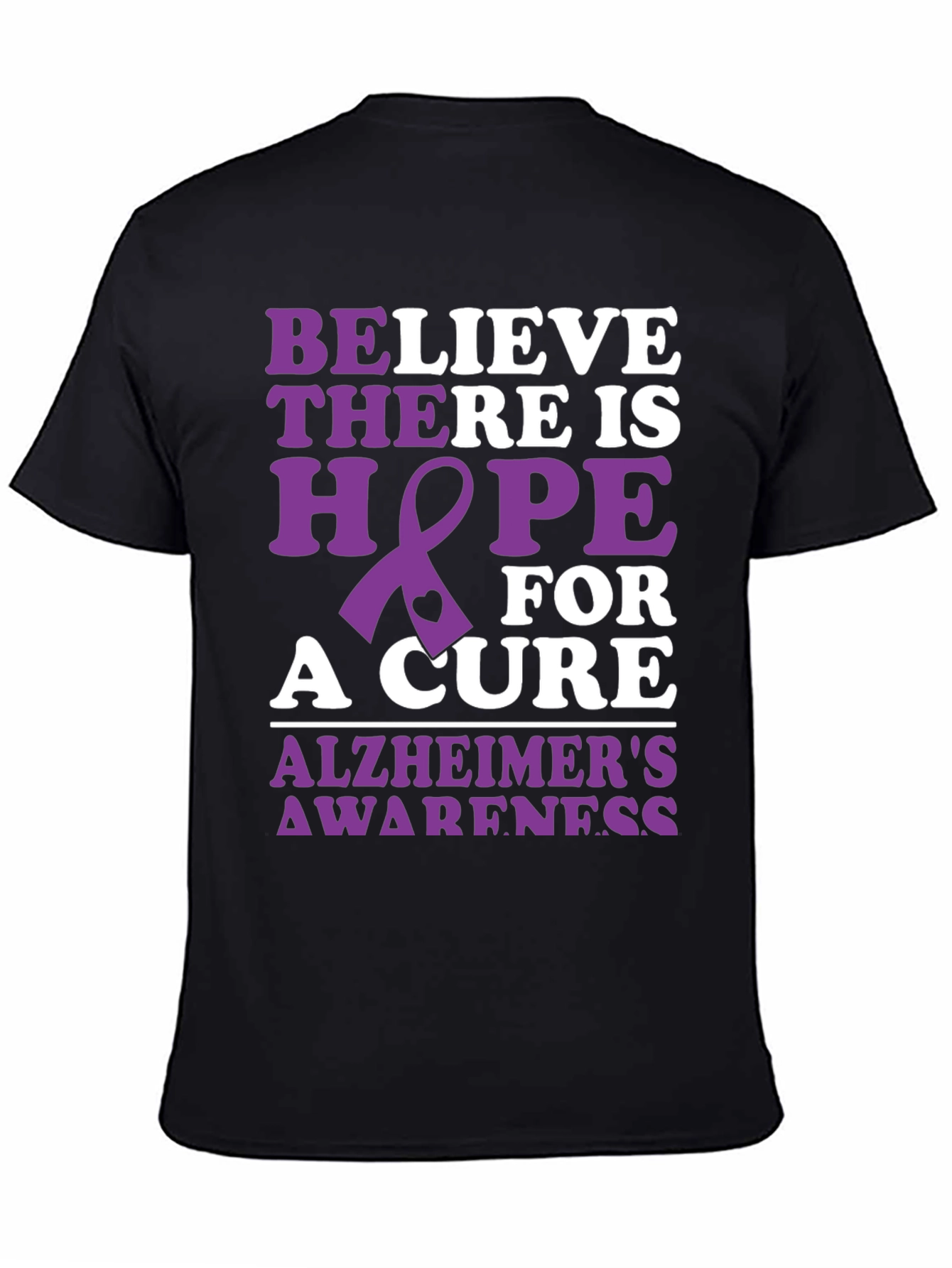 Alzheimers Awareness T-Shirt - Hope for a Cure