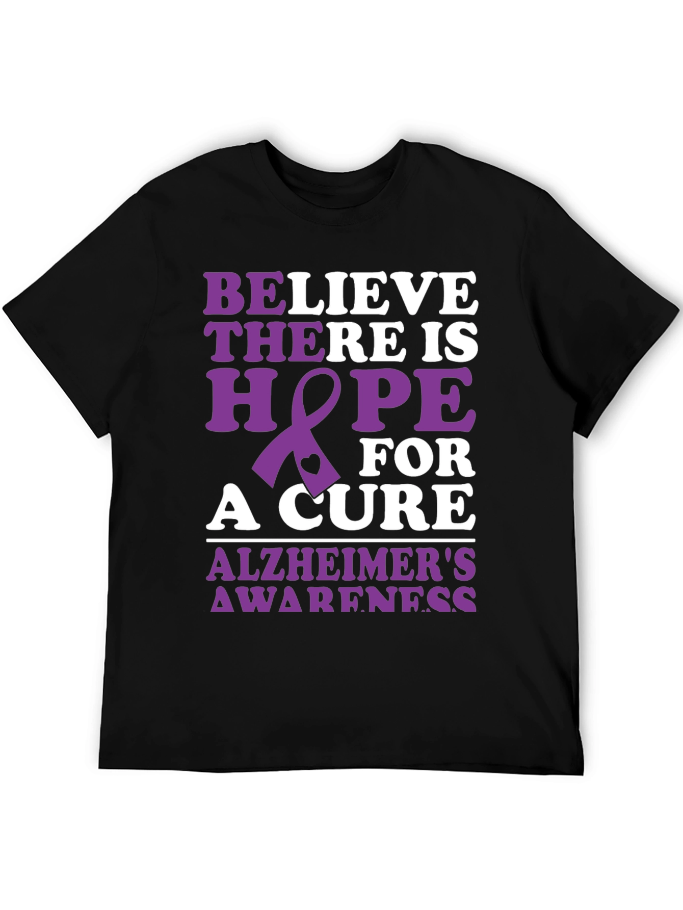 Alzheimers Awareness T-Shirt - Hope for a Cure