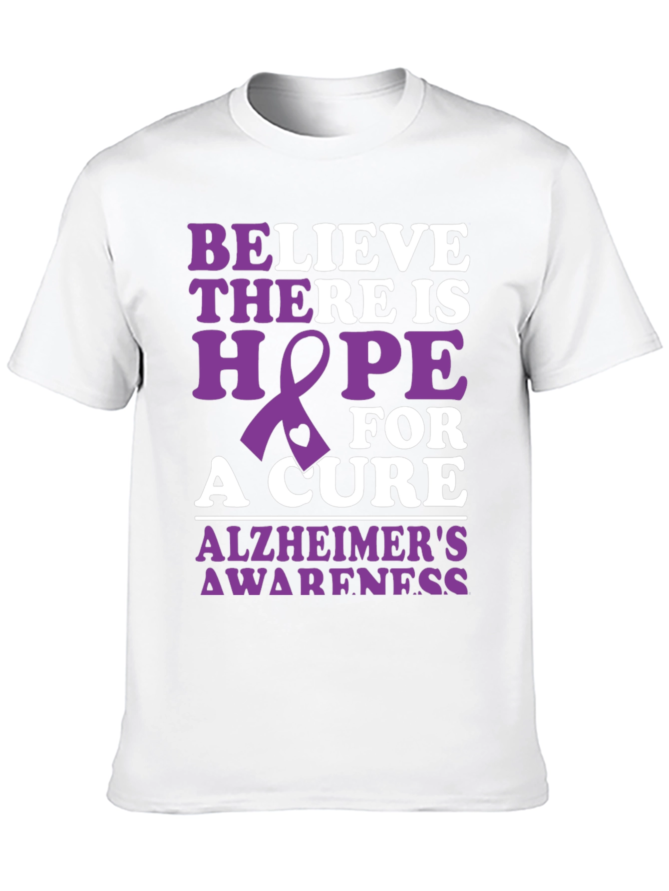 Alzheimers Awareness T-Shirt - Hope for a Cure