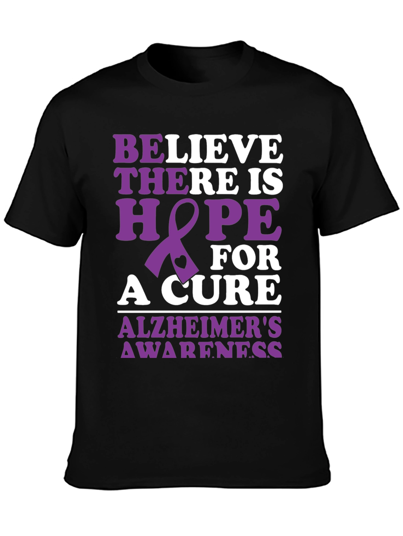 Alzheimers Awareness T-Shirt - Hope for a Cure