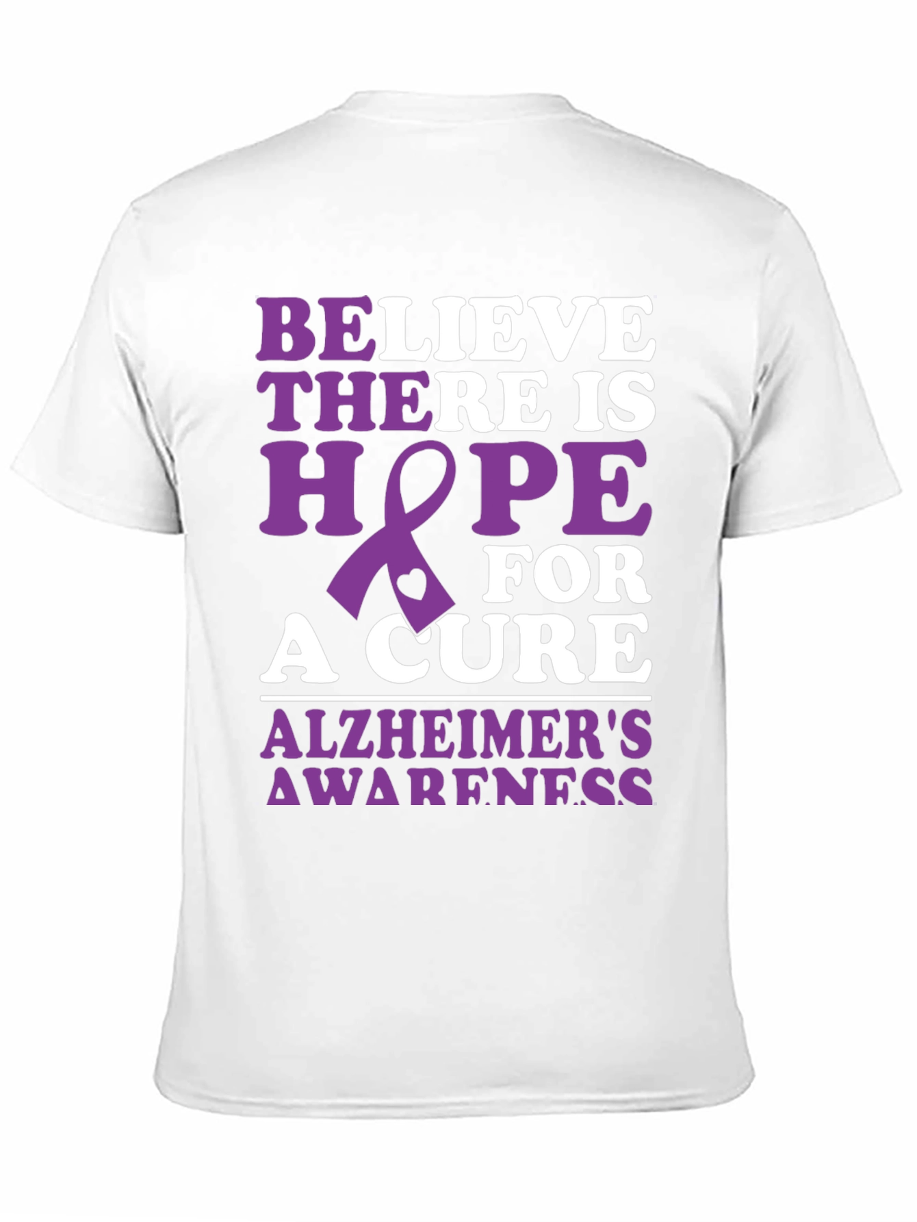 Alzheimers Awareness T-Shirt - Hope for a Cure
