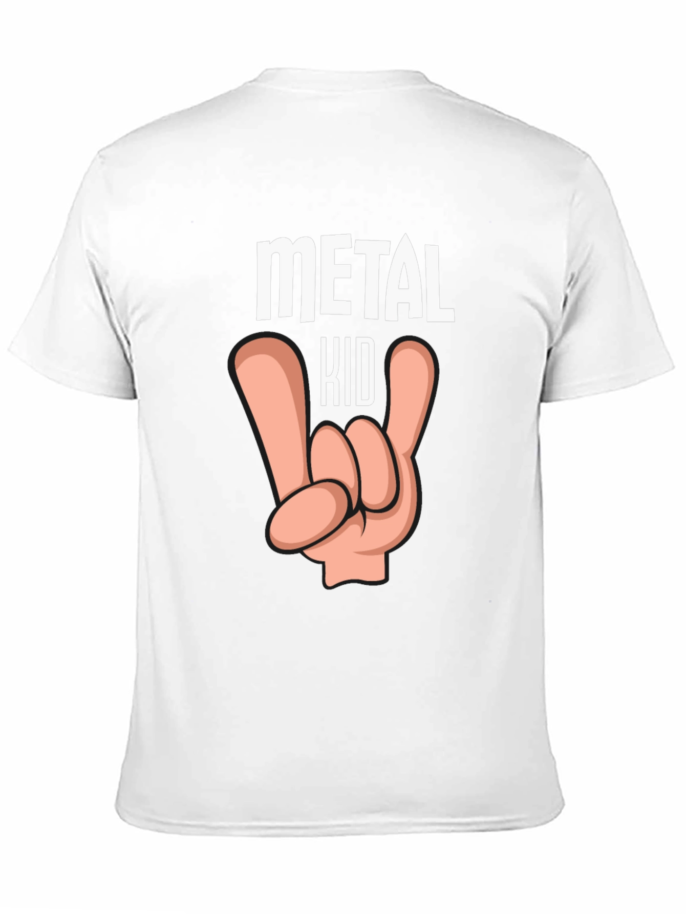 Metal Kid Graphic T-Shirt Rock and Roll Tee