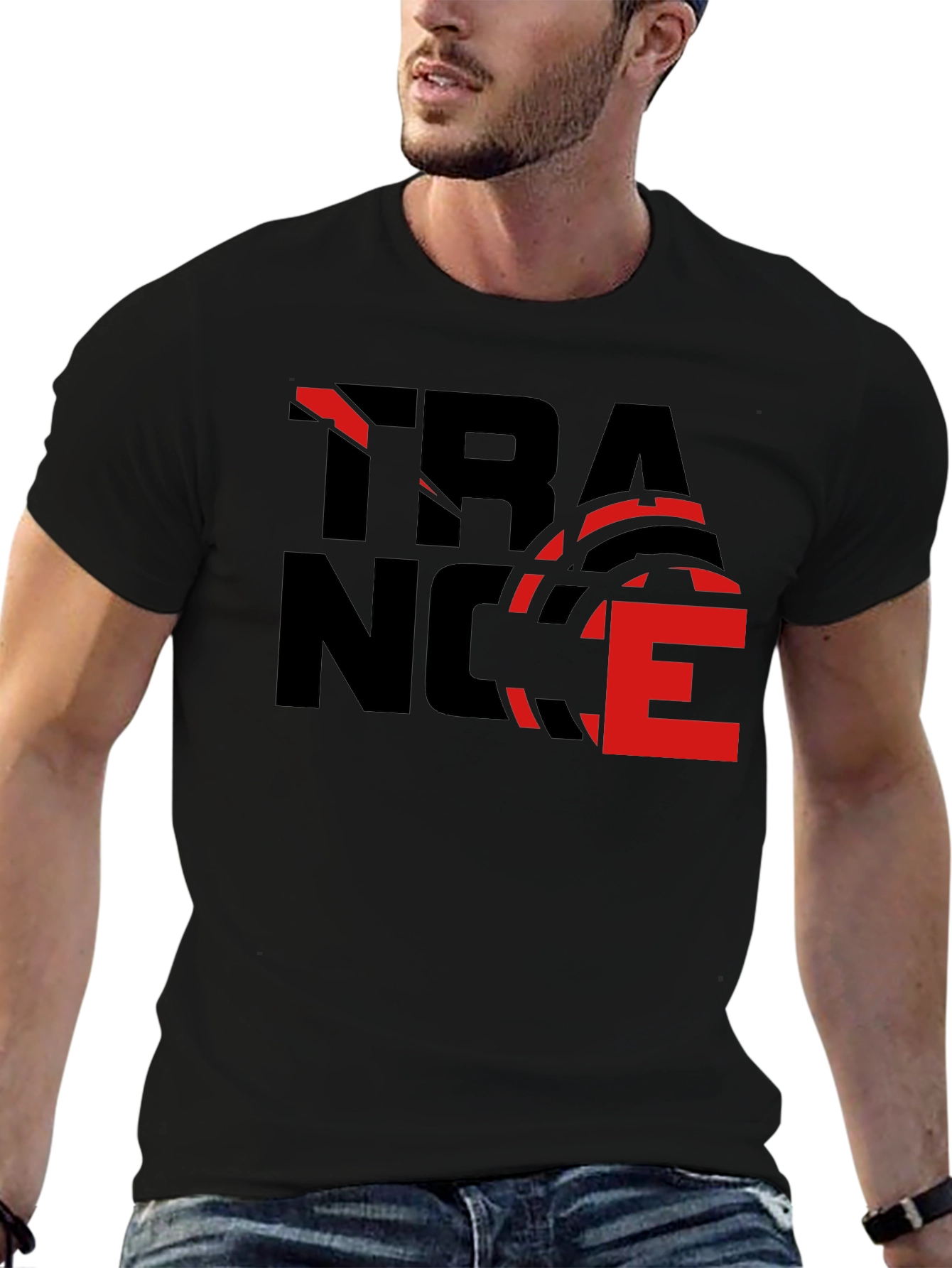 Trance Music Black T-Shirt