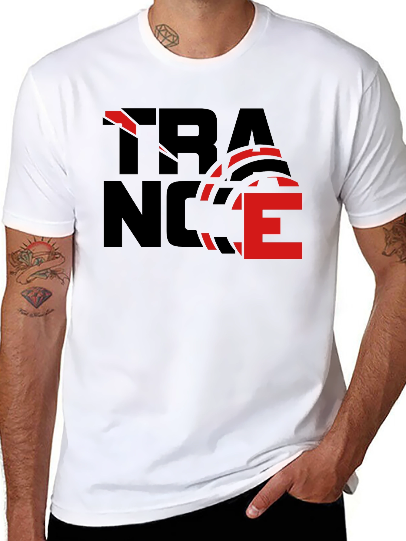 Trance Music Black T-Shirt