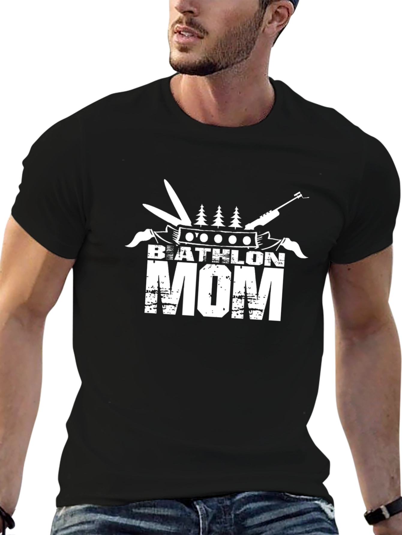 Biathlon Mom Graphic T-Shirt