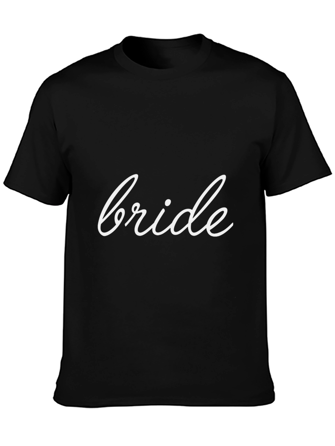 Bride Graphic Tee - Black Cotton Casual Shirt
