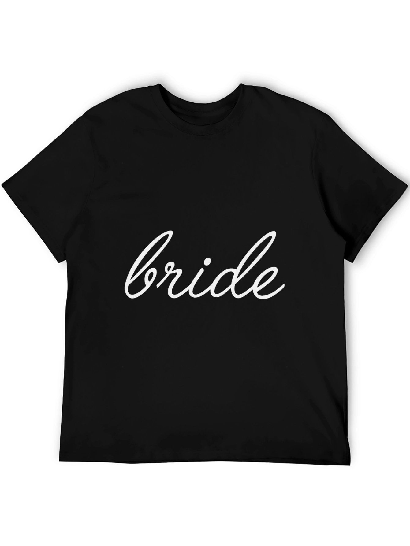 Bride Graphic Tee - Black Cotton Casual Shirt