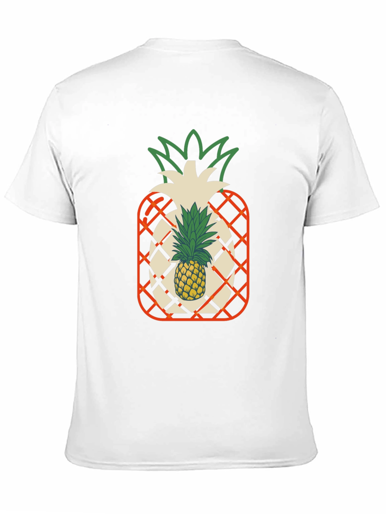 Pineapple Graphic Black T-Shirt