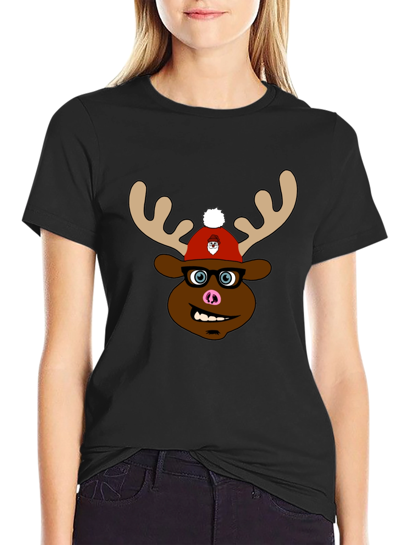 Funny Christmas Reindeer T-Shirt