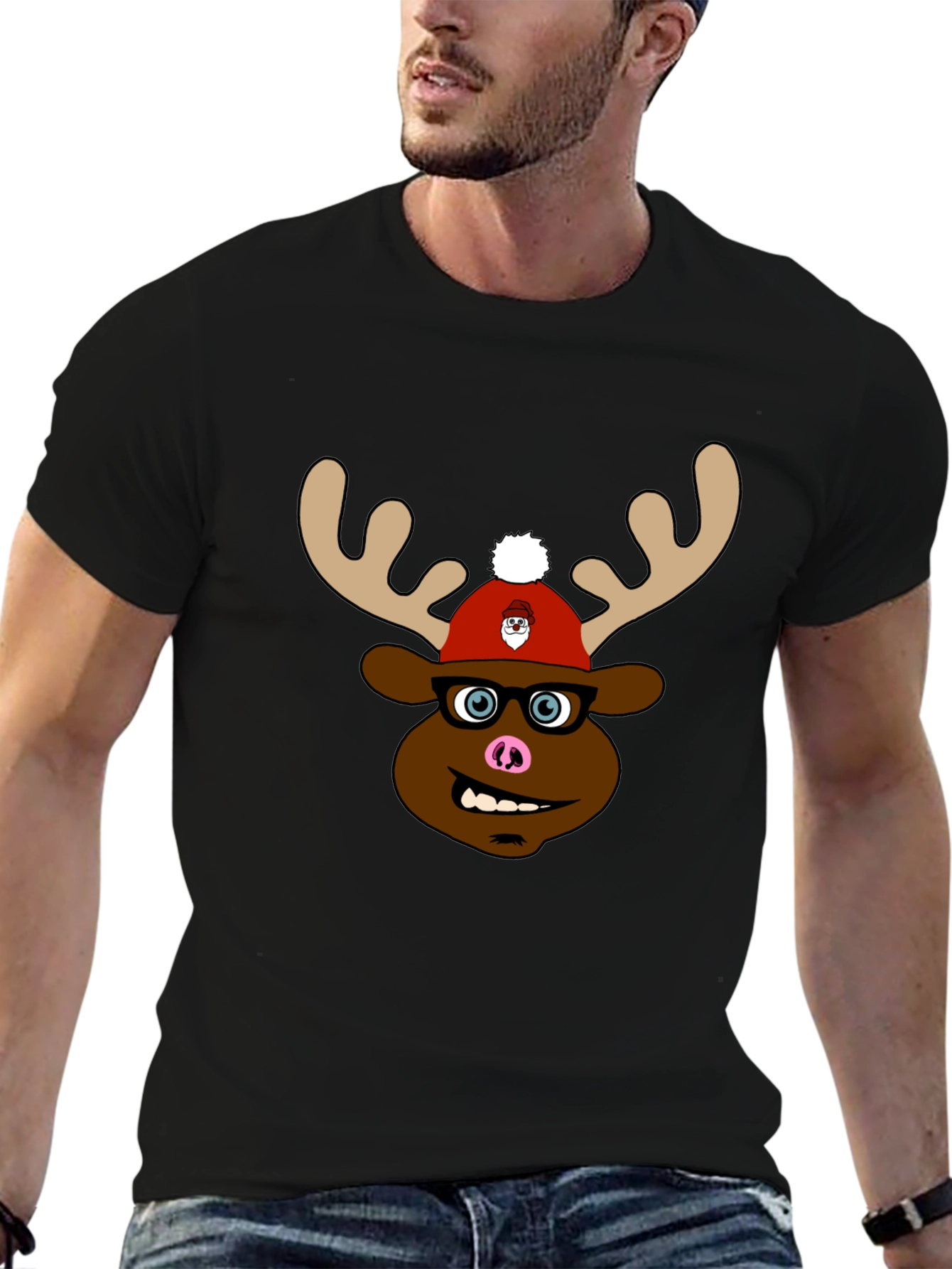 Funny Christmas Reindeer T-Shirt