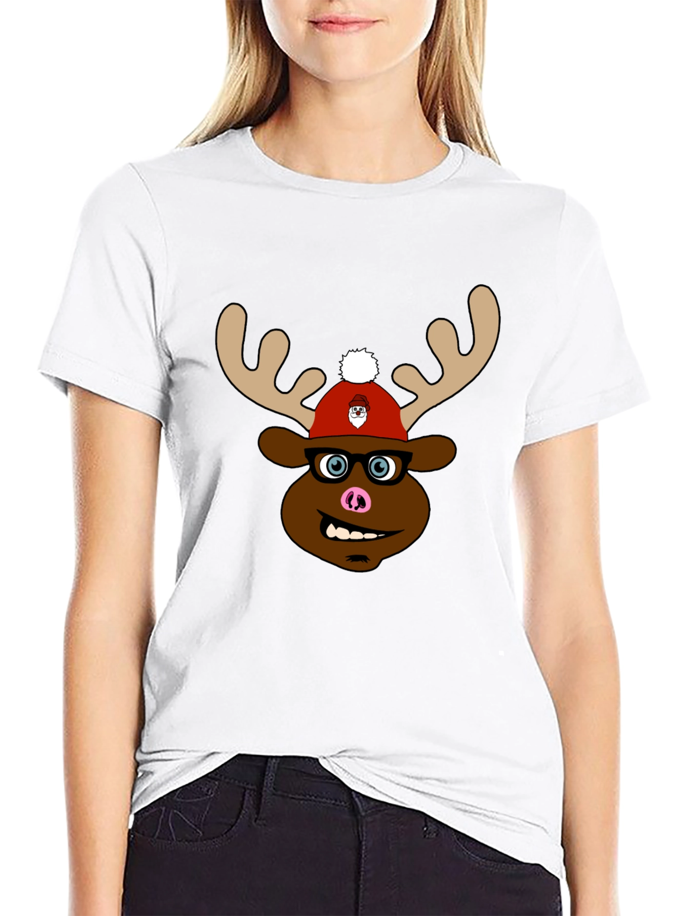 Funny Christmas Reindeer T-Shirt
