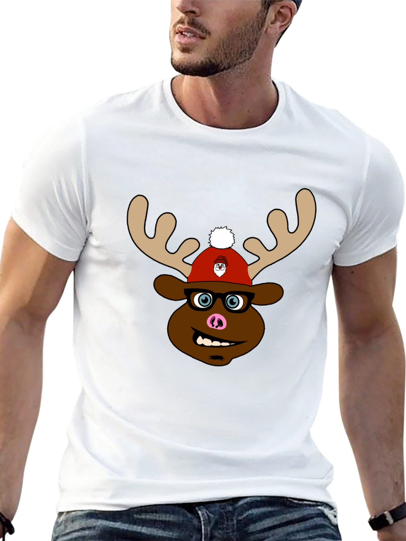 Funny Christmas Reindeer T-Shirt