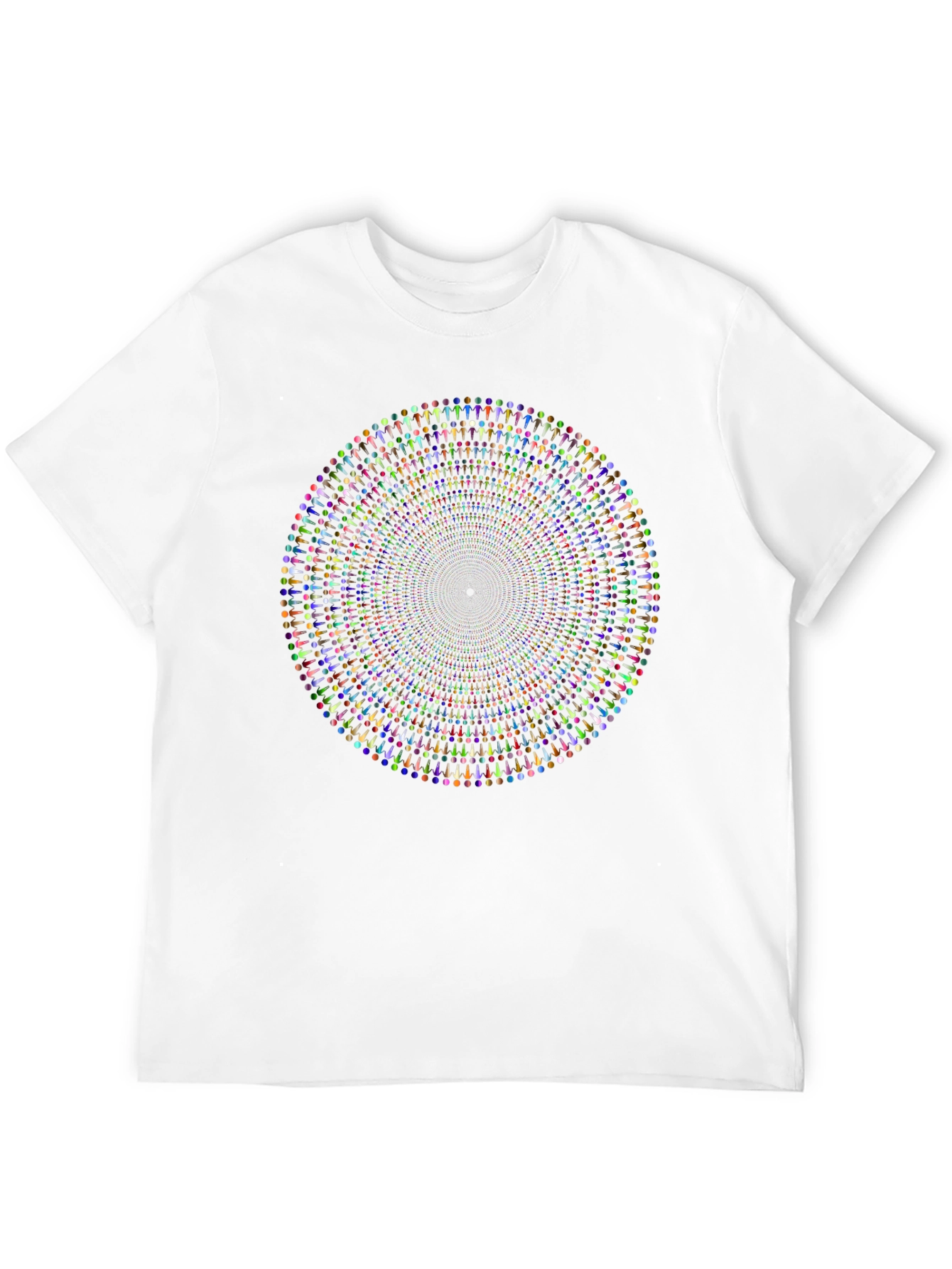 Hypnotic Circle T-Shirt - Unique Graphic Tee
