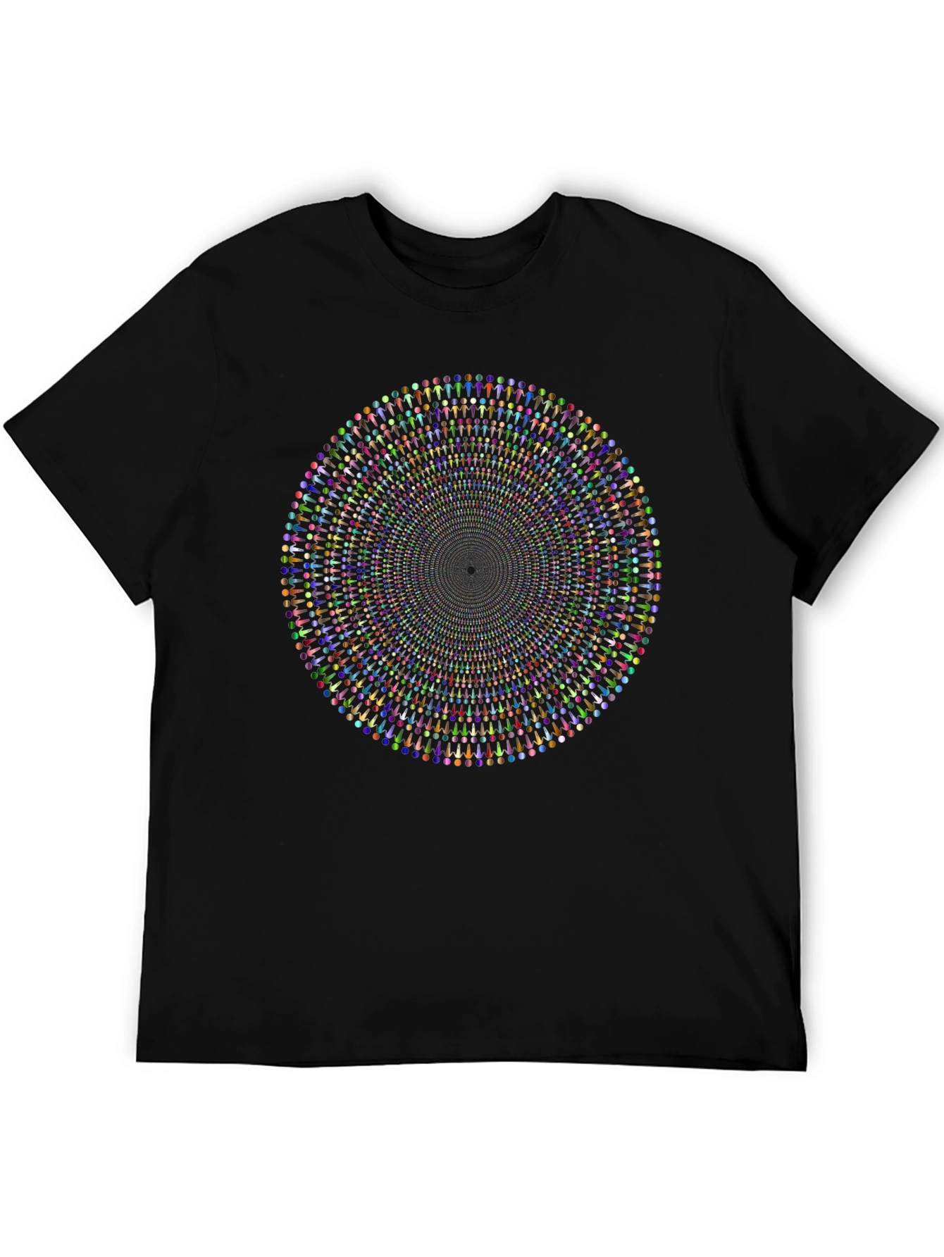 Hypnotic Circle T-Shirt - Unique Graphic Tee