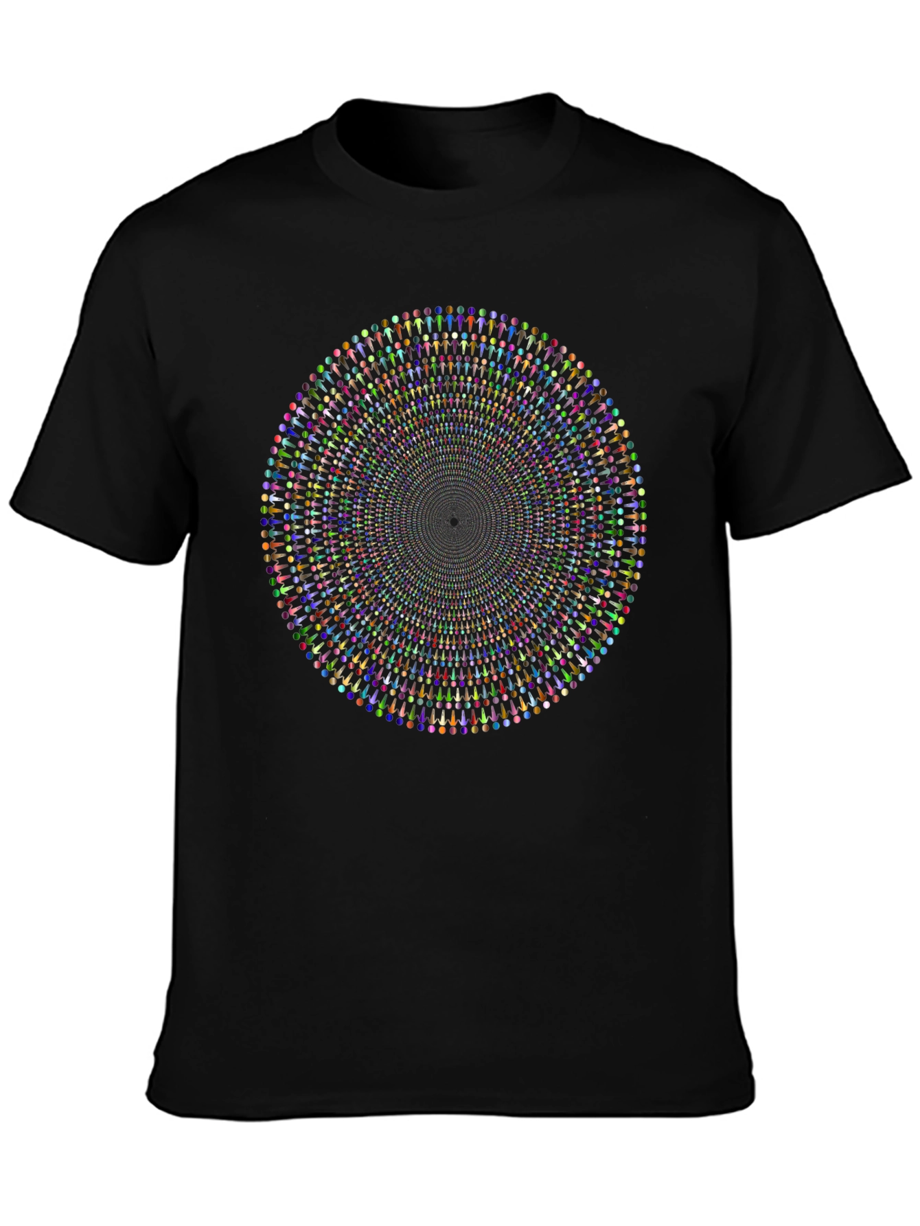 Hypnotic Circle T-Shirt - Unique Graphic Tee
