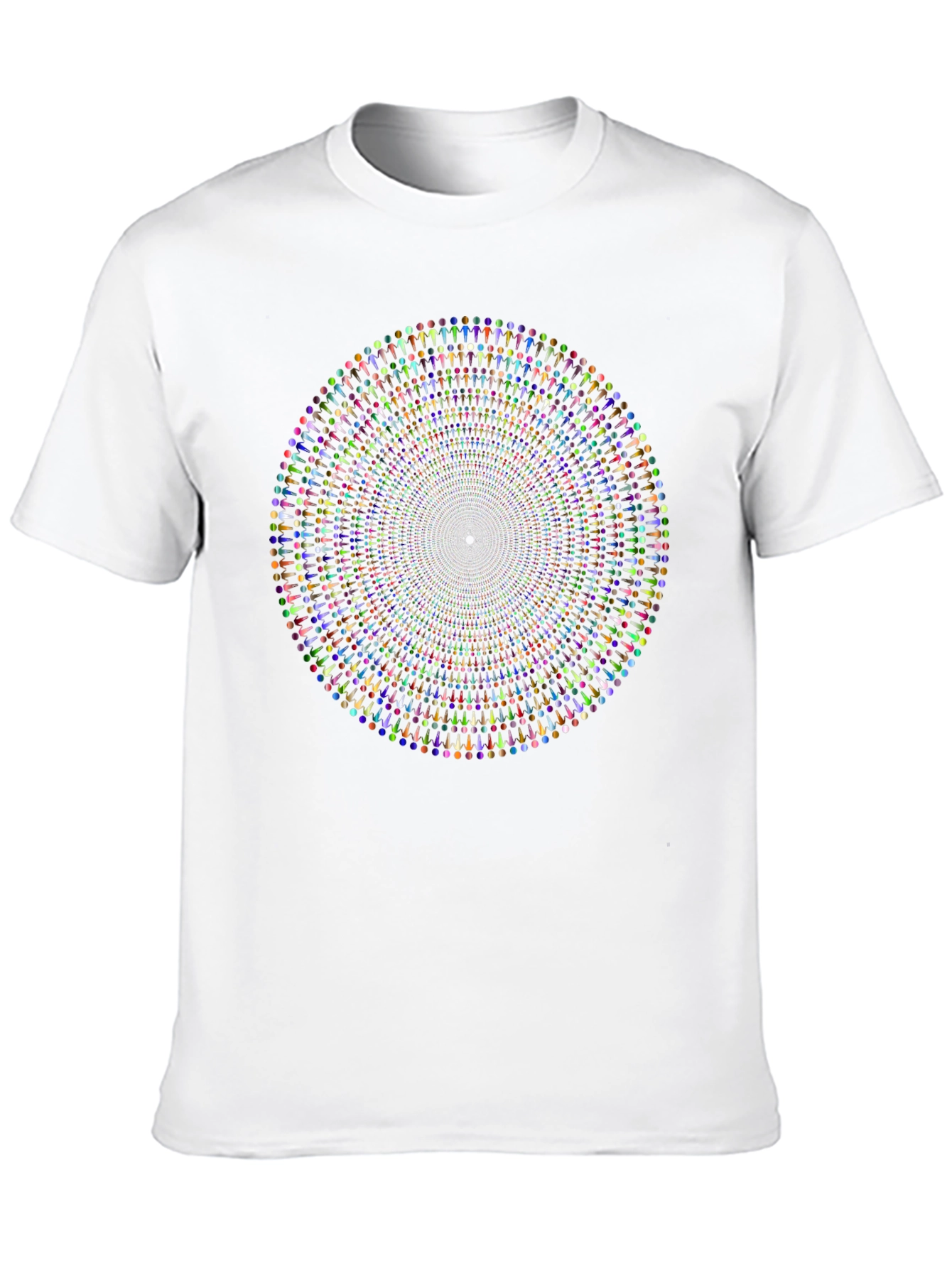 Hypnotic Circle T-Shirt - Unique Graphic Tee