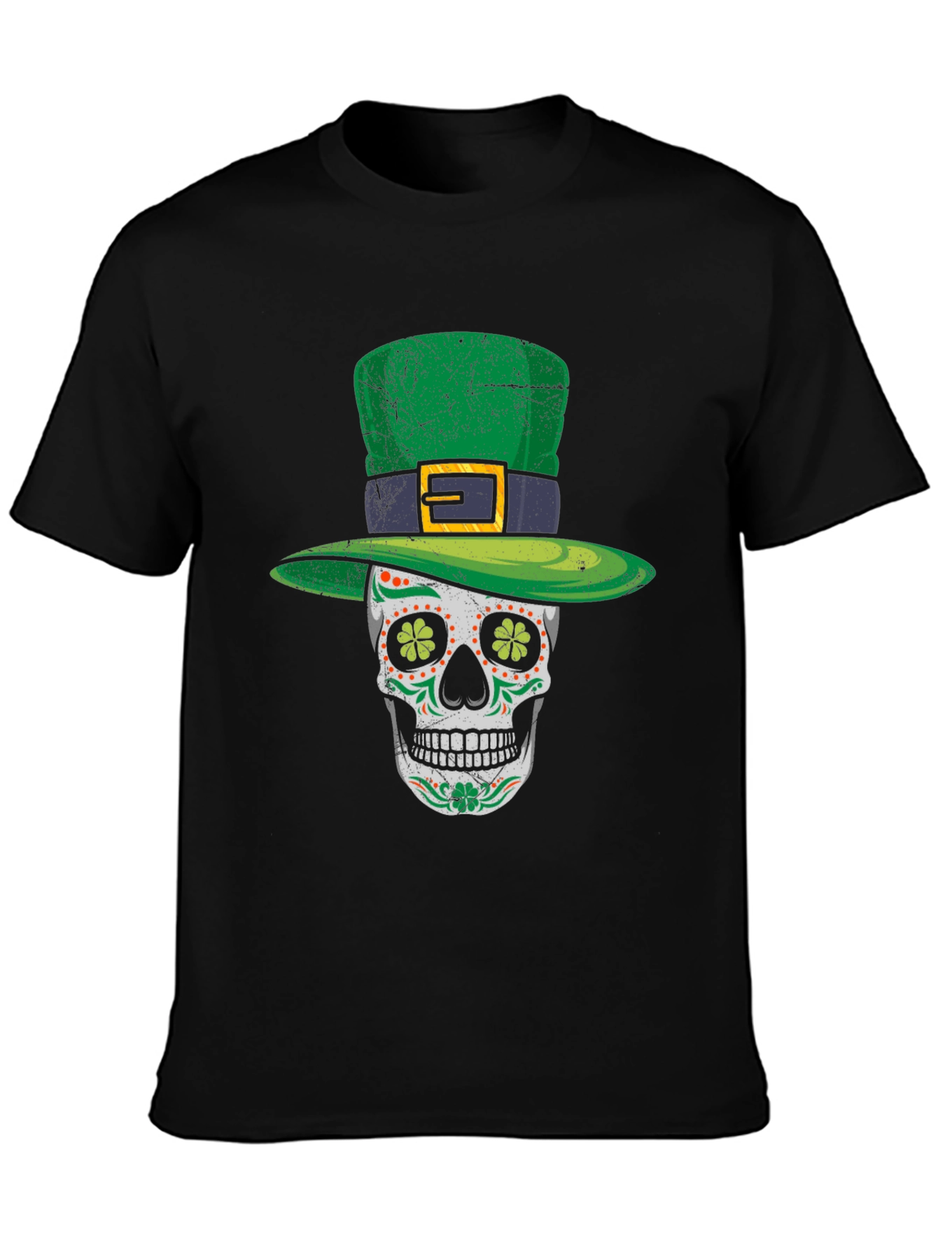 St. Patricks Day Skull Graphic Tee