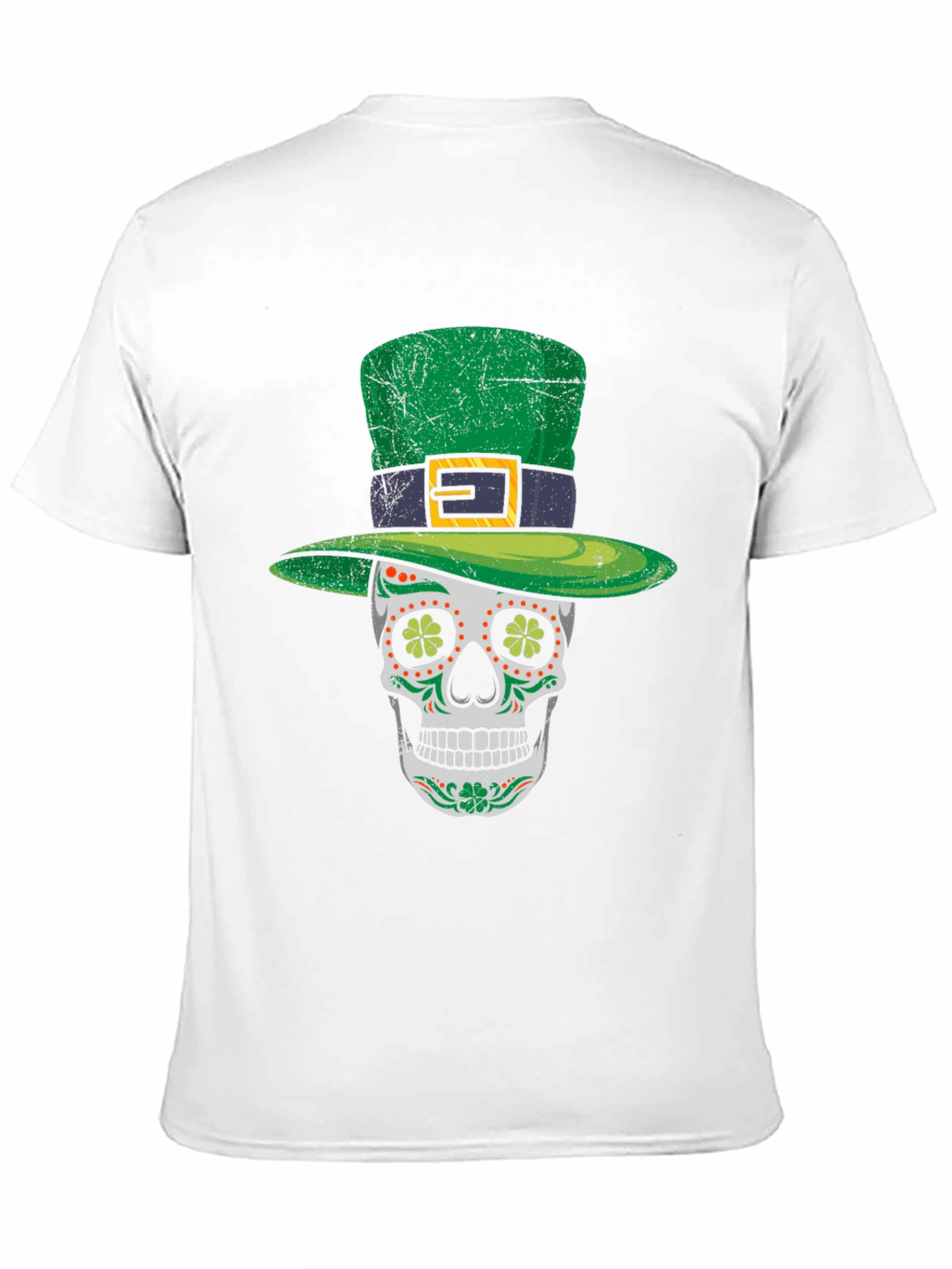 St. Patricks Day Skull Graphic Tee