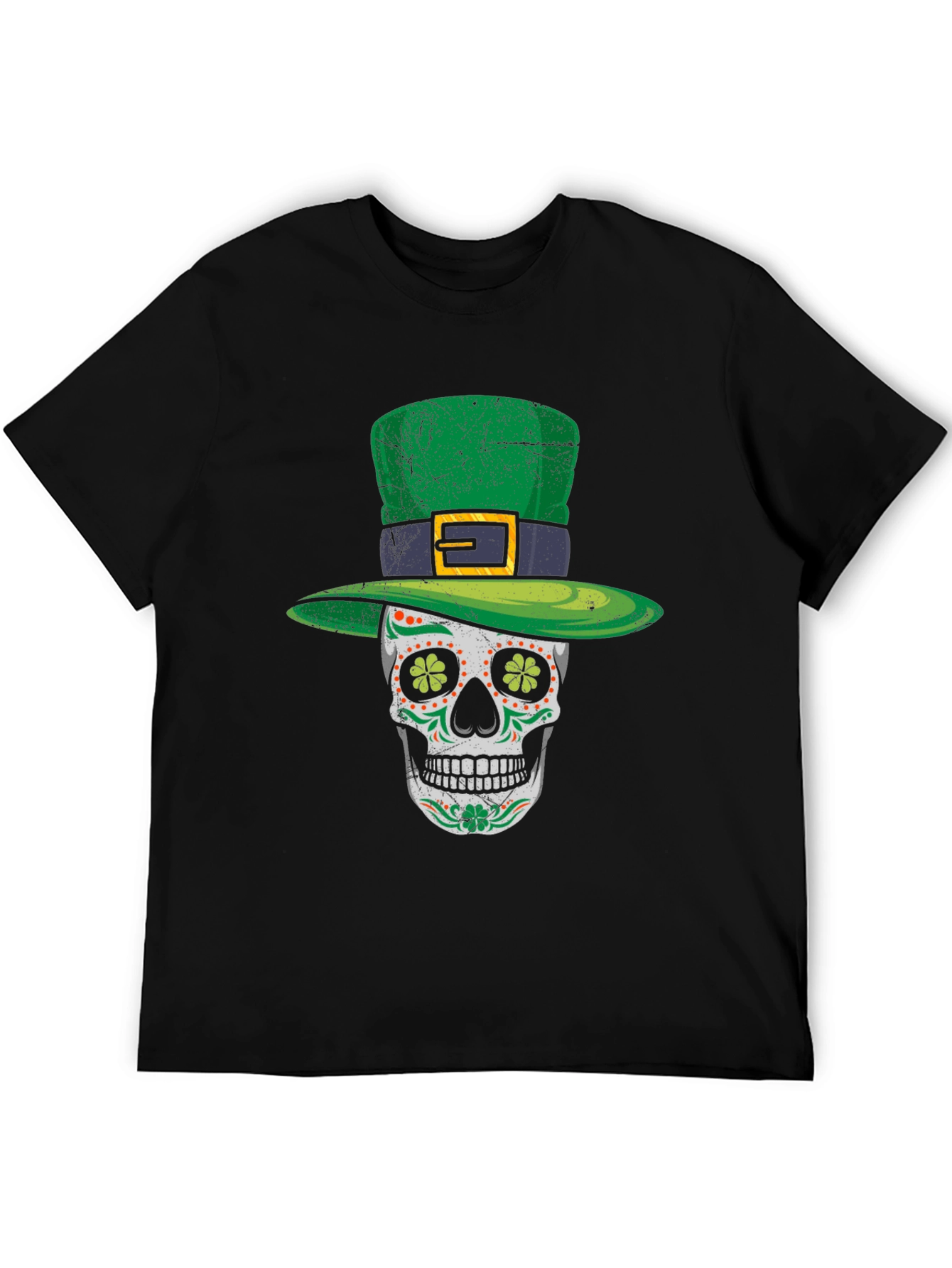 St. Patricks Day Skull Graphic Tee