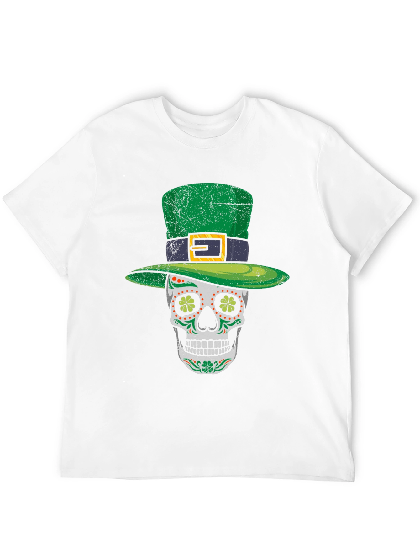 St. Patricks Day Skull Graphic Tee