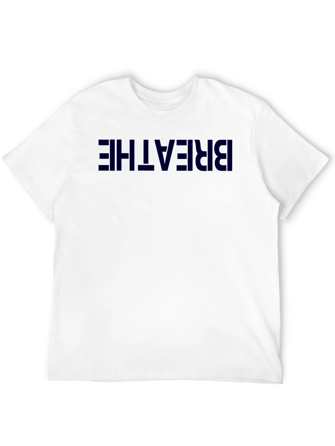 Breathe Graphic T-Shirt - Relaxed Fit Cotton Tee