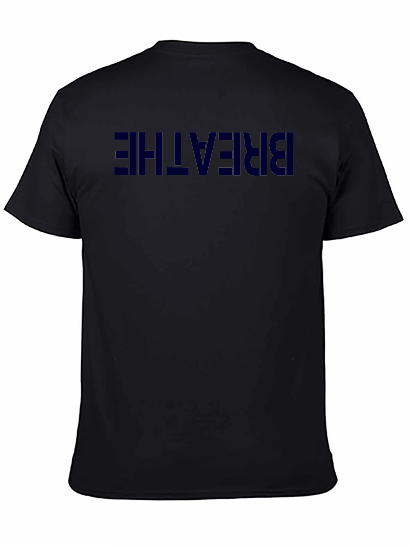 Breathe Graphic T-Shirt - Relaxed Fit Cotton Tee