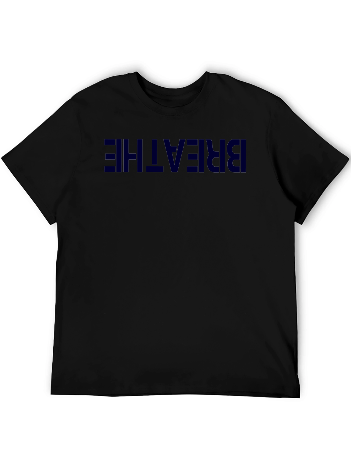 Breathe Graphic T-Shirt - Relaxed Fit Cotton Tee