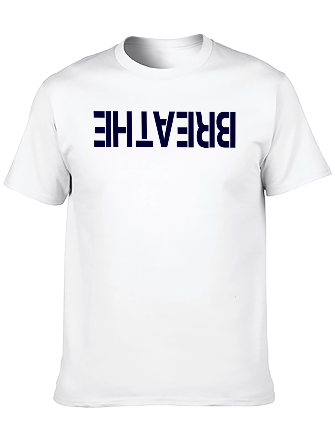 Breathe Graphic T-Shirt - Relaxed Fit Cotton Tee