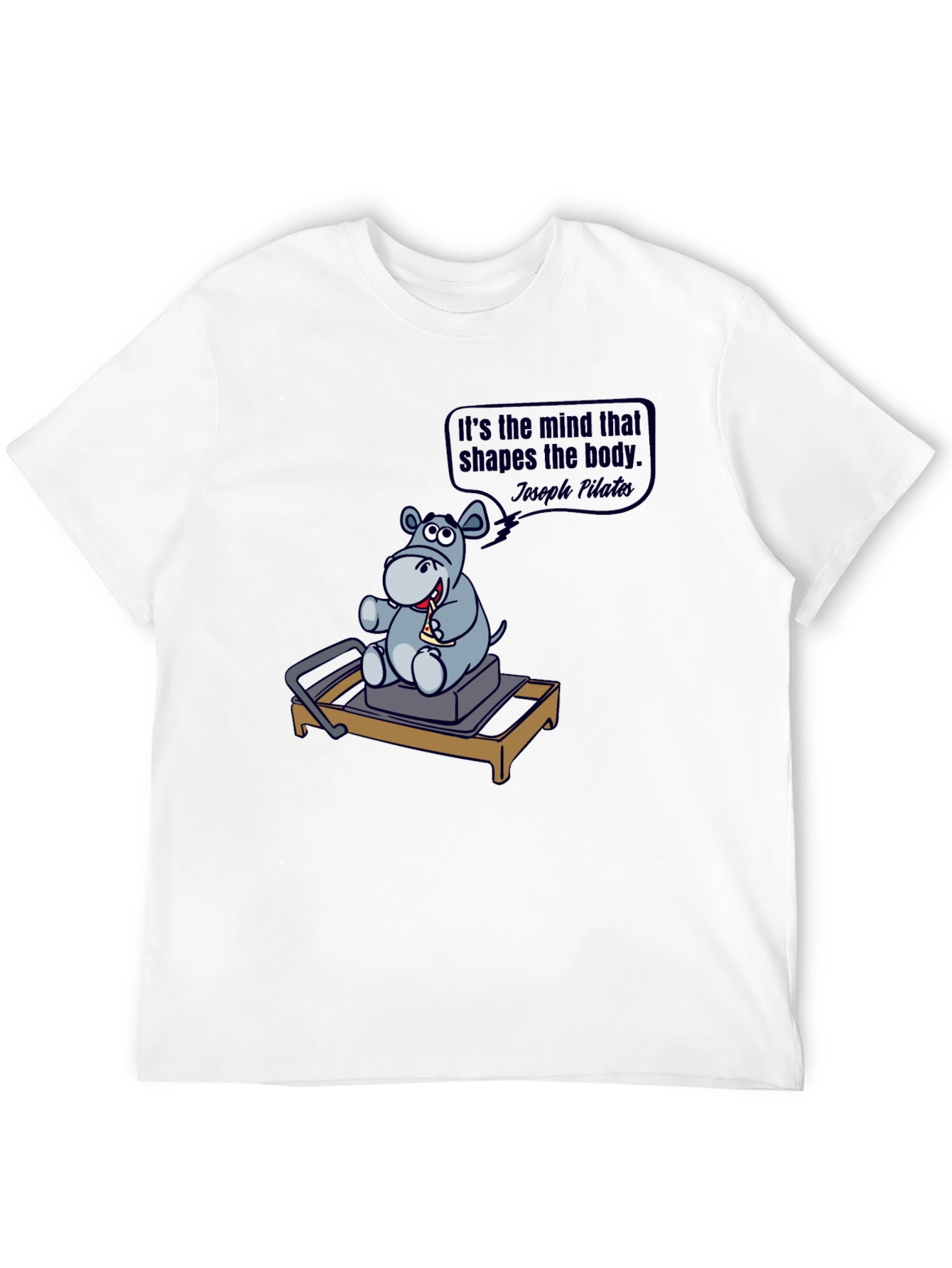 Pilates Hippo Tee - Mind Shapes Body