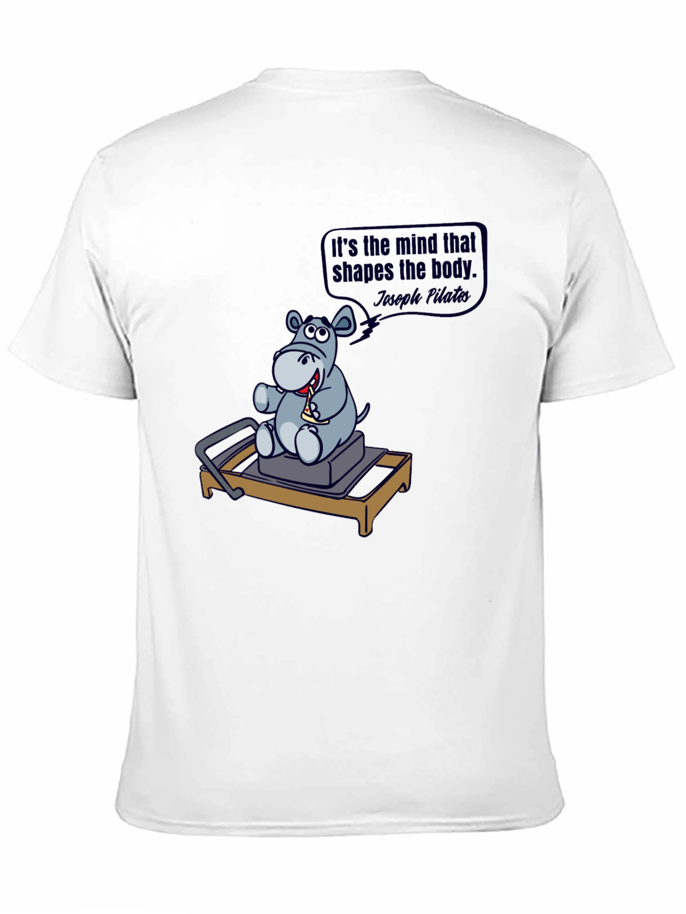Pilates Hippo Tee - Mind Shapes Body