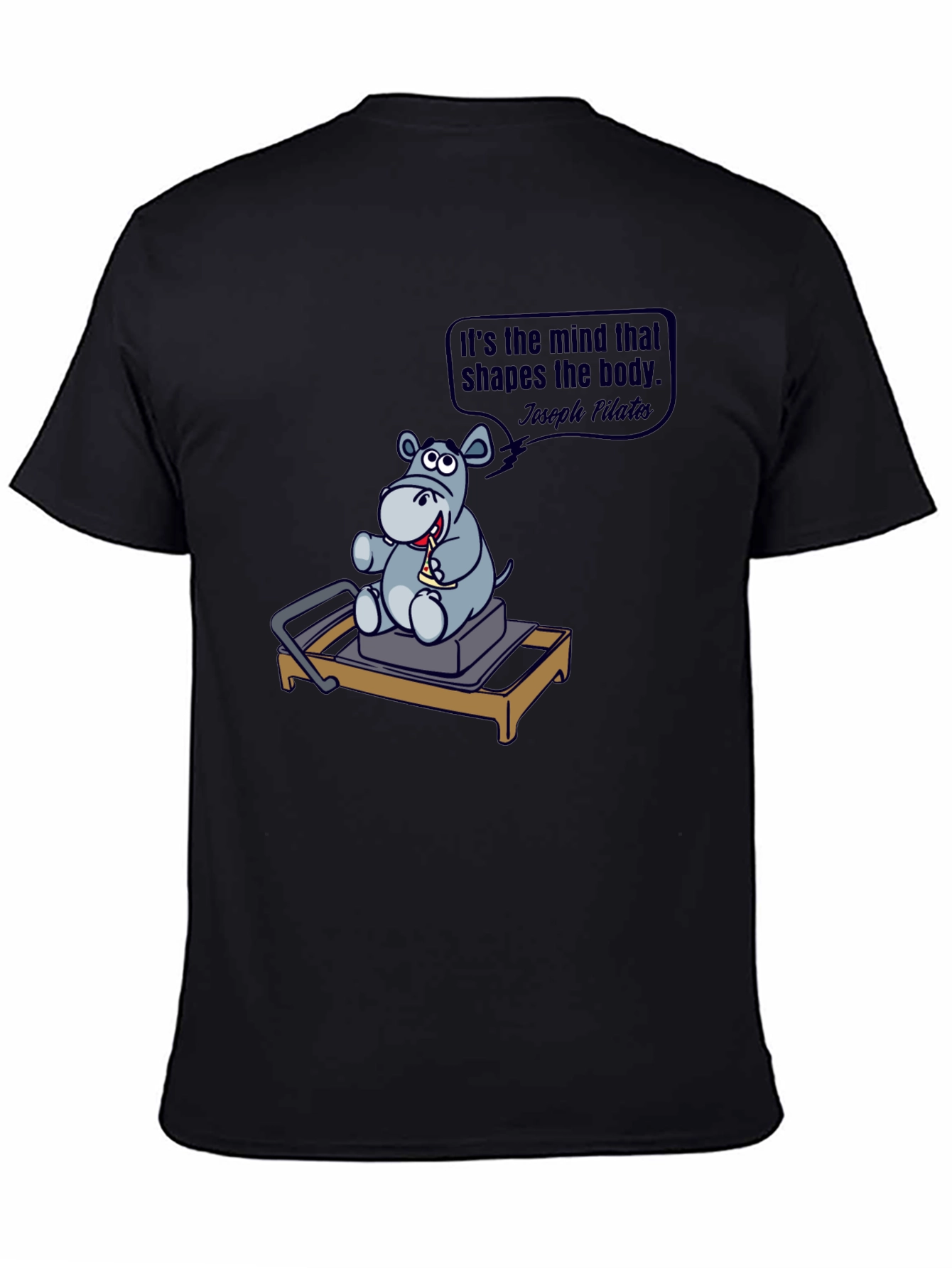 Pilates Hippo Tee - Mind Shapes Body