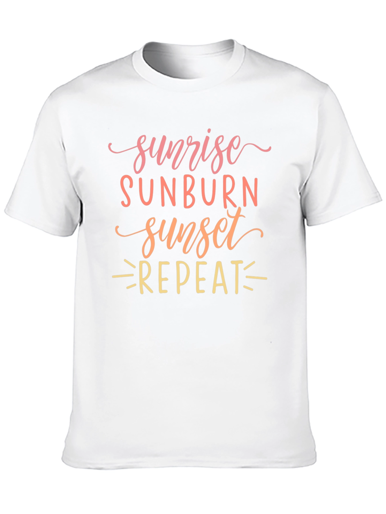 Sunrise Sunburn Sunset Repeat T-Shirt
