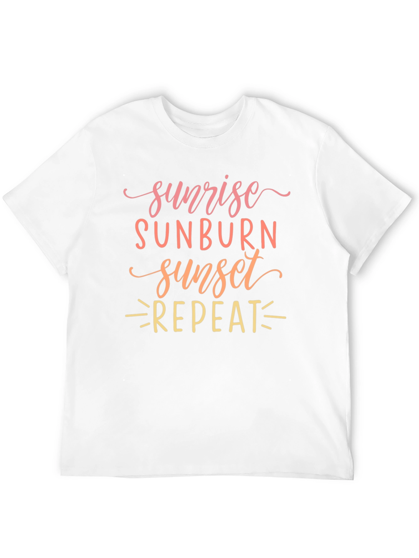 Sunrise Sunburn Sunset Repeat T-Shirt