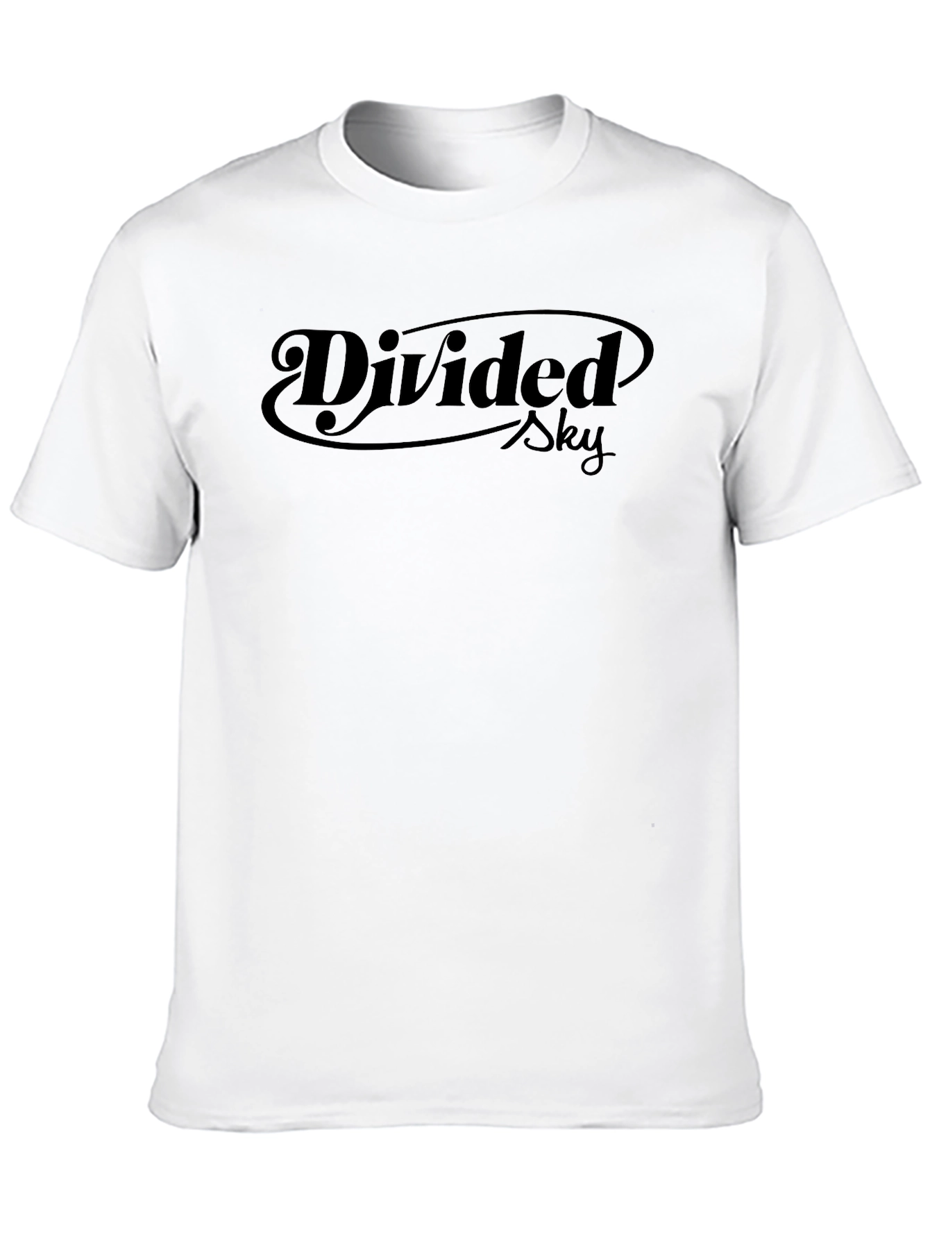 Divided Sky Black Graphic T-Shirt