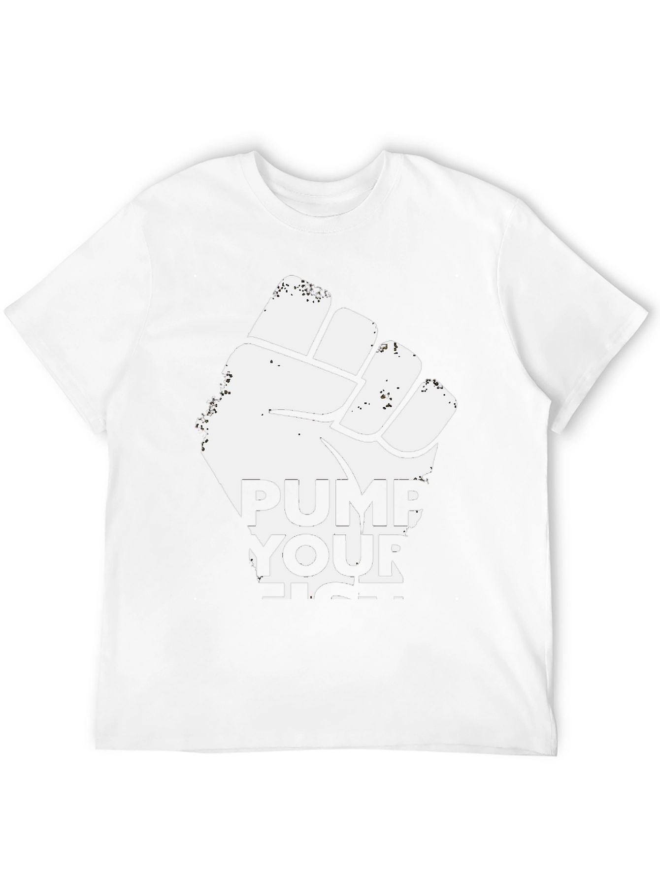 Pump Your Fist Graphic T-Shirt - Black Cotton Tee